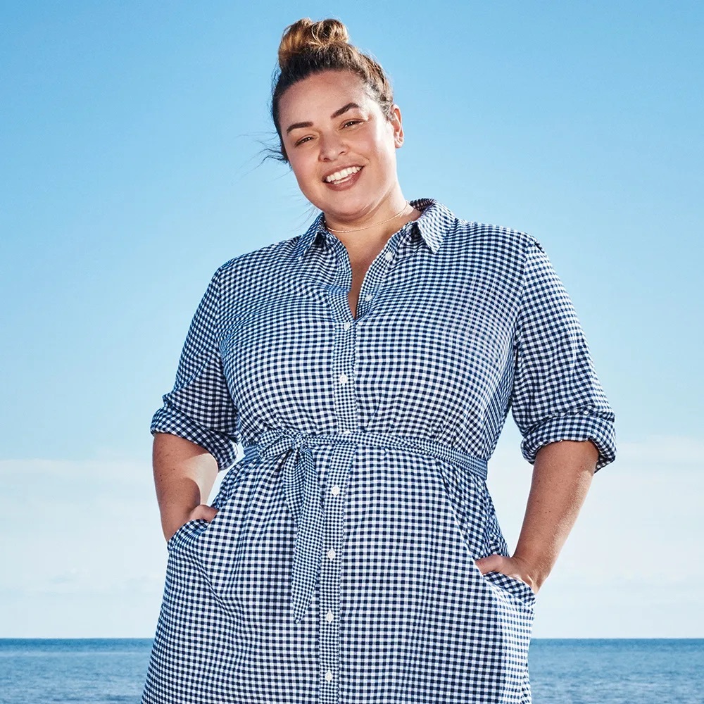 Vineyard Vines for Target Navy Gingham Dress 3X
